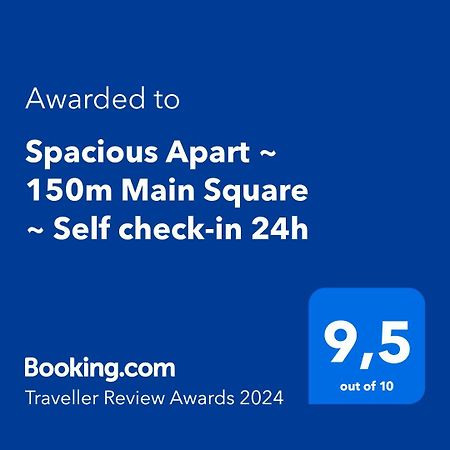 Spacious Apart ~ 150m Main Square ~ Self check-in 24h Breslavia Esterno foto